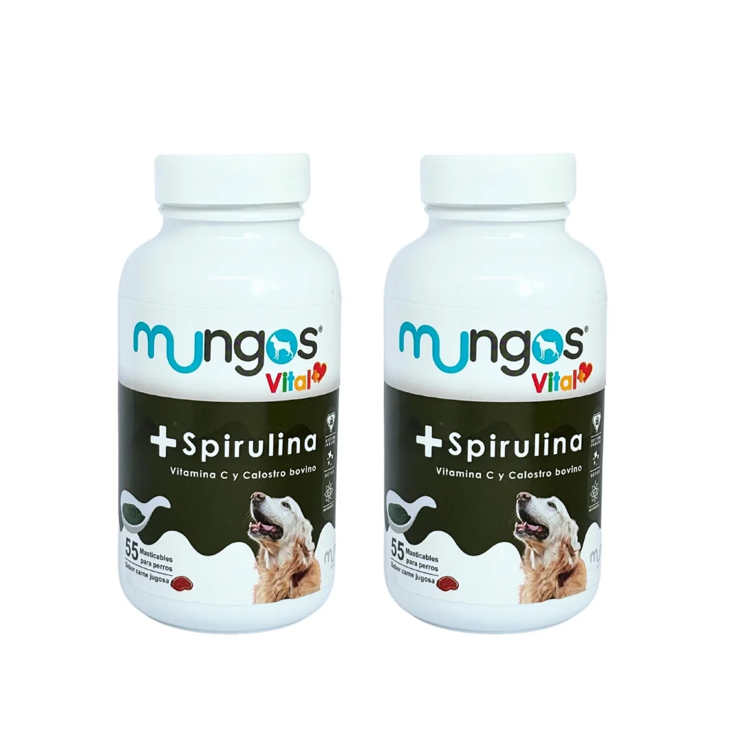 mungos spirulina suplemento perros