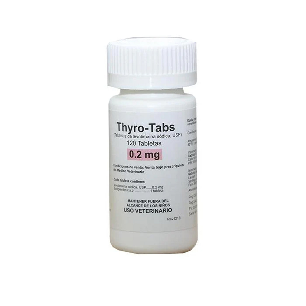 Thyro Tabs 0.2 mg – tratamiento tiroideo perros pequeños