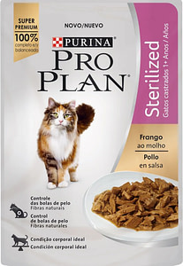 PURINA PRO PLAN - POUCH GATO ADULTO ESTERILIZADO POLLO EN SALSA 85 G