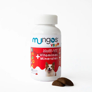 mungos multi-vit vitaminas para perros multivitaminas caninas mungos multi-vit suplemento Mungos Vital Multi-Vit frasco