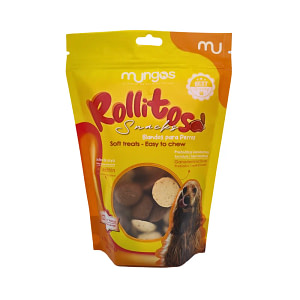 Galletas y Snacks saludables y blandos para perros – Mungos Rollitos