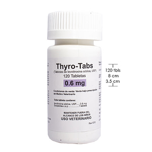Thyro Tabs 0.6 mg – tratamiento hipotiroidismo perros