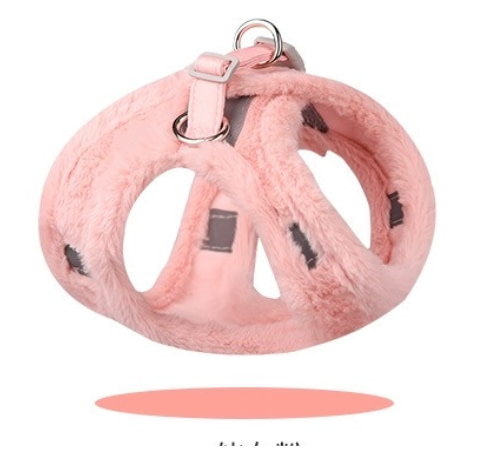 Arnes Tipo Peluche Con Trailla  Talla M