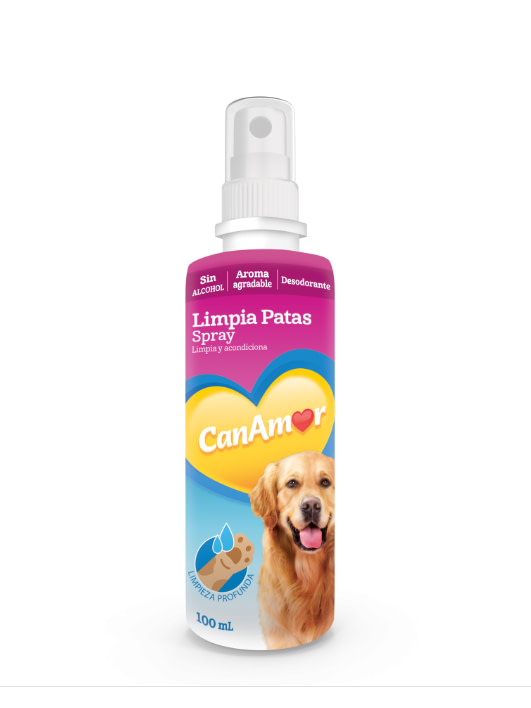CanAmor Limpia Patas Spay